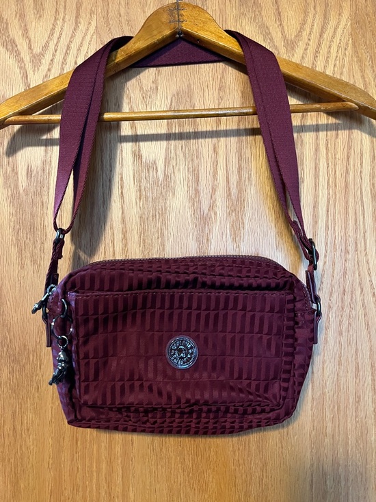 Kipling Handbags - Kipling Deep Wine Quilted Crossbody Bag